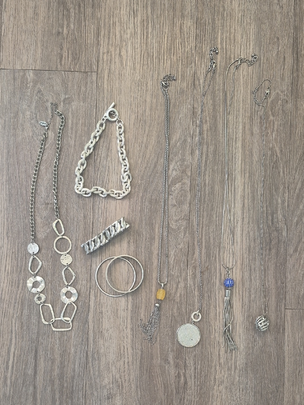 Silver-Tone Mixed Women’s Costume Jewelry - Silver